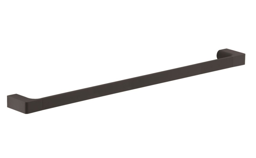 Gedy Pirenei, полотенцедержатель, длина 80 см, цвет черный матовый