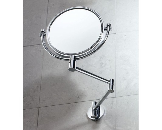 Gedy Michel, настенное круглое косметическое зеркало (2x), цвет хром