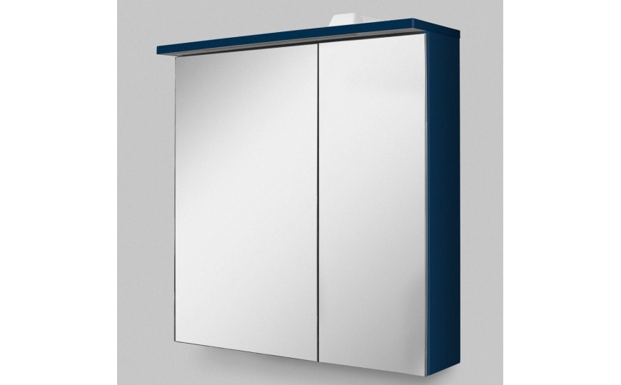 Шкаф зеркальный левосторонний, AM.PM Spirit V2.0 60 L, 600x185x680, глубокий синий, M70AMCL0601DM