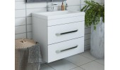 Комплект мебели для ванной комнаты подвесной Эстет Monaco 600х480, 2 ящика
