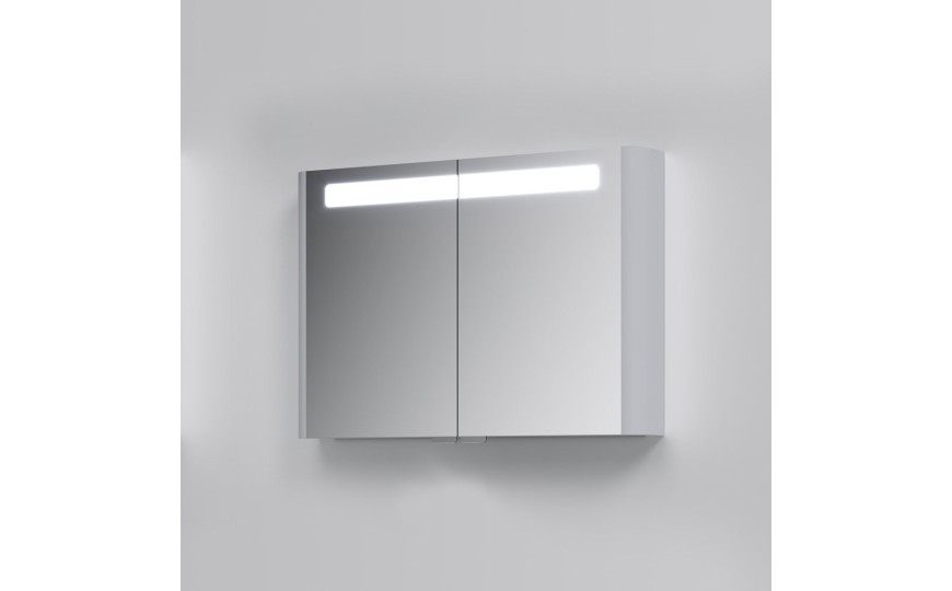 Шкаф зеркальный, AM.PM Sensation 100, 1000x150x700, серый шелк, M30MCX1001FG