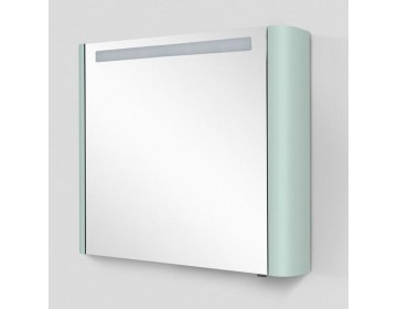Шкаф зеркальный левосторонний, AM.PM Sensation 80 L, 800x150x700, мятный, M30MCL0801GG