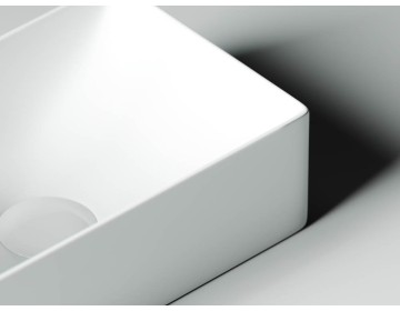 Умывальник подвесной прямоугольный (отверстие под смеситель L) Ceramica Nova Element 375*215*100мм