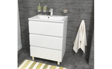 Комплект мебели для ванной комнаты напольный Эстет Bali New 750х450, 3 ящика