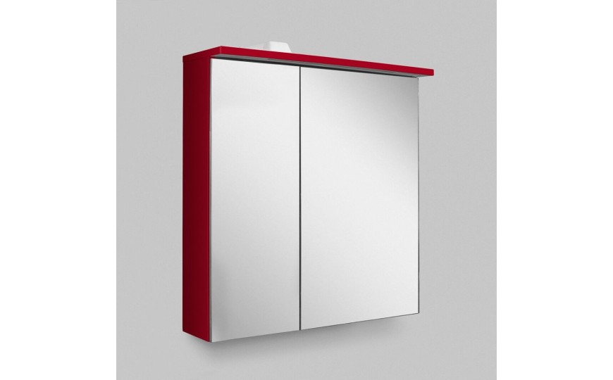 Шкаф зеркальный правосторонний, AM.PM Spirit V2.0 60 R, 600x185x680, красный глянец, M70AMCR0601RG