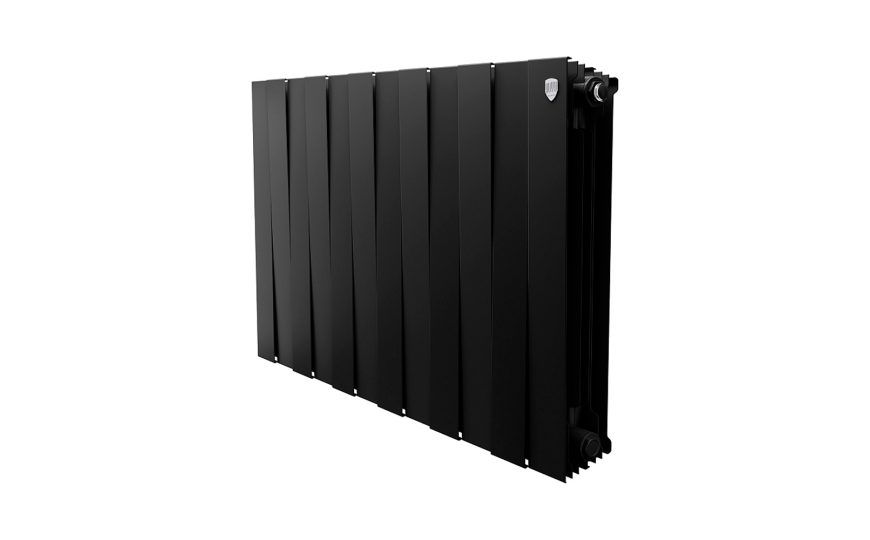 Секционный биметаллический радиатор Royal Thermo PianoForte 500, Noir Sable, количество секций 12