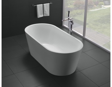 Акриловая ванна без перелива BELBAGNO BB71-1500-W0, 1500x750x600